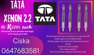 Tata Xenon 2.2 Diesel Injectors For Sale Free Copper Washers