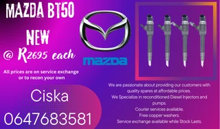 Mazda Bt50 New Diesel Injectors For Sale 6 Months Warranty