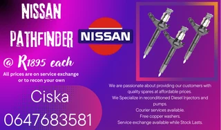 Nissan Pathfinder Diesel Injectors For Sale We Recon And Sell On Exchange