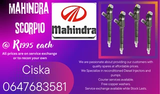 Mahindra Scorpio Diesel Injectors For Sale Free Copper Washers