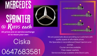 Mercedes Sprinter Diesel Injectors For Sale Free Copper Washers