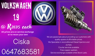 Volkswagen 1.9 Diesel Injectors For Sale Free Copper Washers