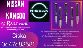 Nissan Kangoo Diesel Injectors For Sale Free Copper Washers
