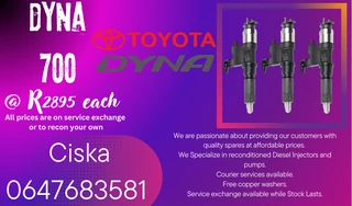 Dyna 700 Diesel Injectors For Sale We Recon And Sell On Exchange