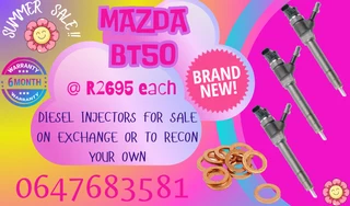 Mazda Bt50 New Diesel Injectors For Sale Free Copper Washers