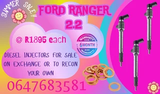 Ford Ranger 2.2 Diesel Injectors For Sale 6 Month