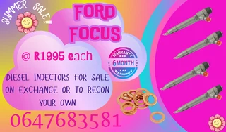 Ford Focus Diesel Injectors For Sale With Warranty