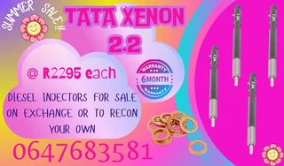 Tata Xenon 2.2 Diesel Injectors For Sale We Recon And Sell On Exchange