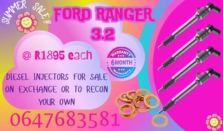 Ford Ranger 3.2 Diesel Injectors For Sale We Recon And Sell On Exchange