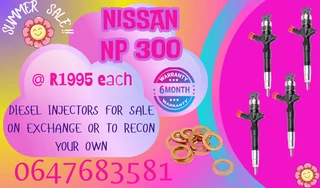Nissan Np300 Diesel Injectors For Sale Free Copper Washers