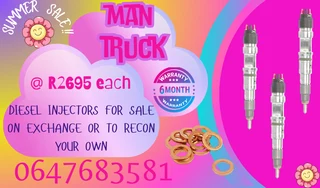 Man Truck Diesel Injectors For Sale With Warranty