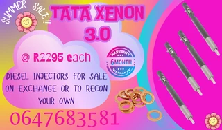 Tata Xenon 3.0 Diesel Injectors For Sale 6 Months Warranty