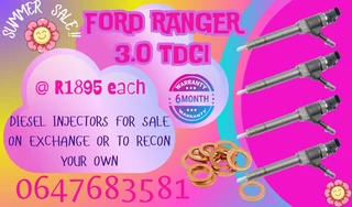 Ford Everest Diesel Injectors For Sale 6 Months Warranty