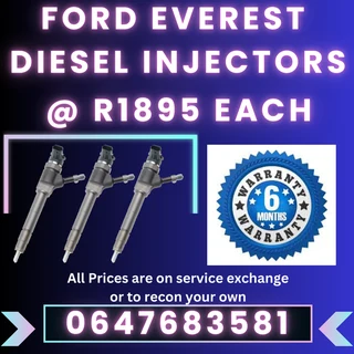 Ford Everest Diesel Injectors For Sale Warranty Included