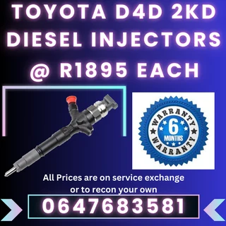 Toyota D4d 2kd Diesel Injectors For Sale