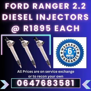 Ford Ranger 2.2 Diesel Injectors For Sale 6 Months Warranty