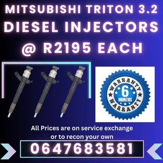 Mitsubishi Triton 3.2 Diesel Injectors For Sale