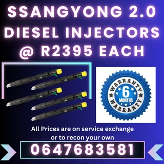 Ssangyong 2.0 Diesel Injectors For Sale With Warranty