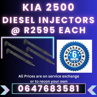 Kia 2500 Diesel Injectors For Sale Washers Included