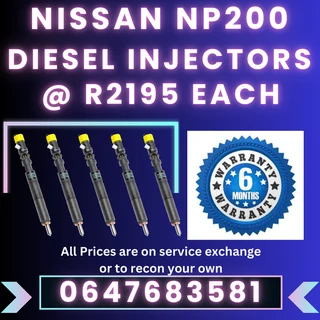 Nissan Np200 Diesel Injectors For Sale 6 Months Warranty