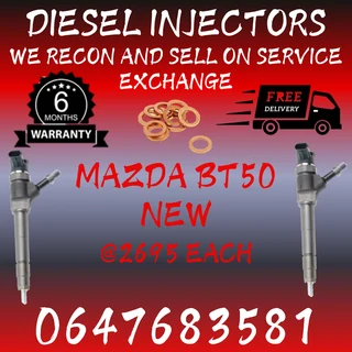 Mazda Bt50 New Diesel Injectors For Sale With Free Copper Washers