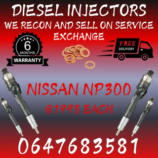 Nissan Np300 Diesel Injectors For Sale 6 Months Warranty