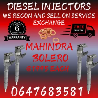 Mahindra Bolero Diesel Injectors For Sale 6 Months Warranty