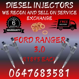 Ford Ranger 3.0 Diesel Injectors For Sale Washers Included