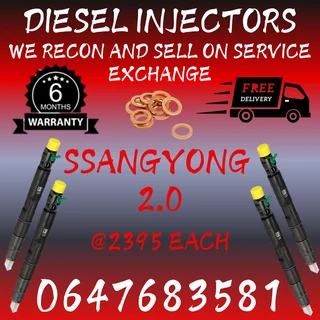 Ssangyong 2.0 Diesel Injectors For Sale We Recon And Sell On Exchange