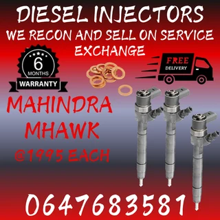 Mahindra Mhawk Diesel Injectors For Sale 6 Months Warranty