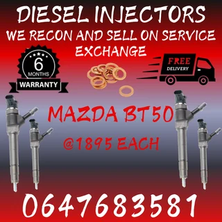 Mazda Bt50 Diesel Injectors For Sale With Warranty