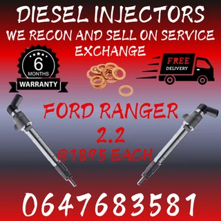 Ford Ranger 2.2 Diesel Injectors For Sale 6 Months Warranty