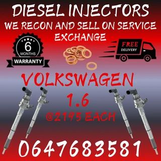 Volkswagen 1.6 Diesel Injectors For Sale Copper Washers Included