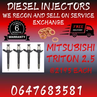 Mitsubishi Triton 2.5 Diesel Injectors We Recon And Sell On Exchange