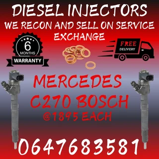 Mercedes C270 Bosch Diesel Injectors For Sale Free Copper Washers