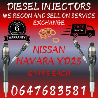 Nissan Navara Yd 25 Diesel Injectors For Sale With Warranty
