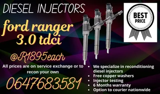 Ford Ranger 3.0 Diesel Injectors For Sale Free Copper Washers