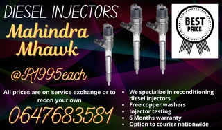 Mahindra Mhawk Diesel Injectors For Sale