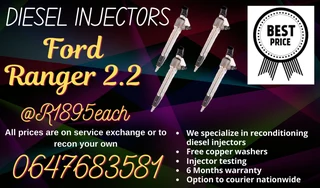 Ford Ranger 2.2 Diesel Injectors For Sale We Recon And Sell On Exchange
