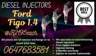 Ford Figo 1.4 Diesel Injectors For Sale We Recon And Sell On Exchange