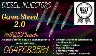Gwm 2.0 Diesel Injectors For Sale We Recon And Sell On Exchange