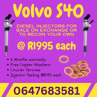 Volvo S40 Diesel Injectors For Sale Free Copper Washers
