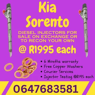 Kia Sorento Diesel Injectors For Sale We Recon And Sell On Exchange