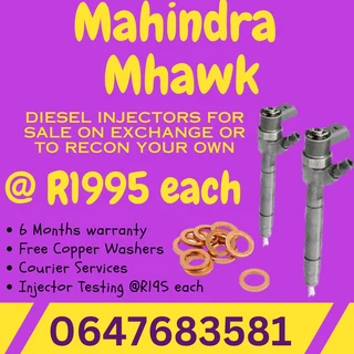 mahindra mkawk diesel injectors for sale 6 months warranty