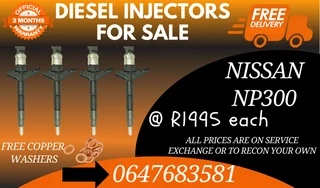Nissan Np300 Diesel Injectors For Sale Free Copper Washers