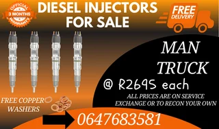 Man Truck Diesel Injectors For Sale We Recon And Sell On Exchange