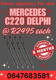 Mercedes C220 Delphi Diesel Injectors For Sale Free Copper Washers