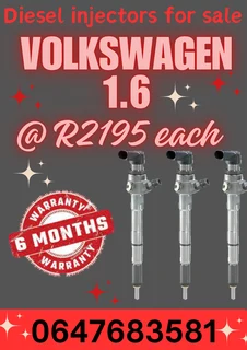 Volkswagen 1.6 Diesel Injectors For Sale Free Copper Warranty