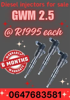 Gwm 2.5 Diesel Injectors For Sale With Warranty