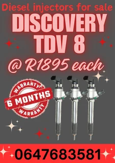 Discovery Tdv8 Diesel Injectors For Sale With Warranty